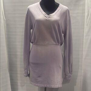 R G Kane Lavender V-Neck Jersey Women's Dress Size XL